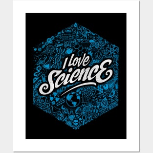 I Love Science Posters and Art